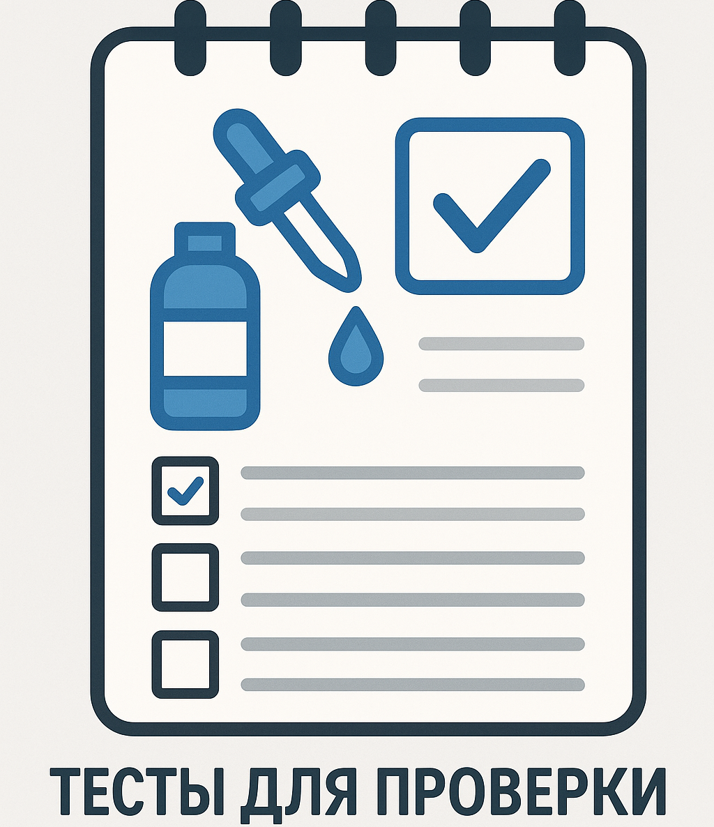 Тесты для проверки концентрации дезинфекции